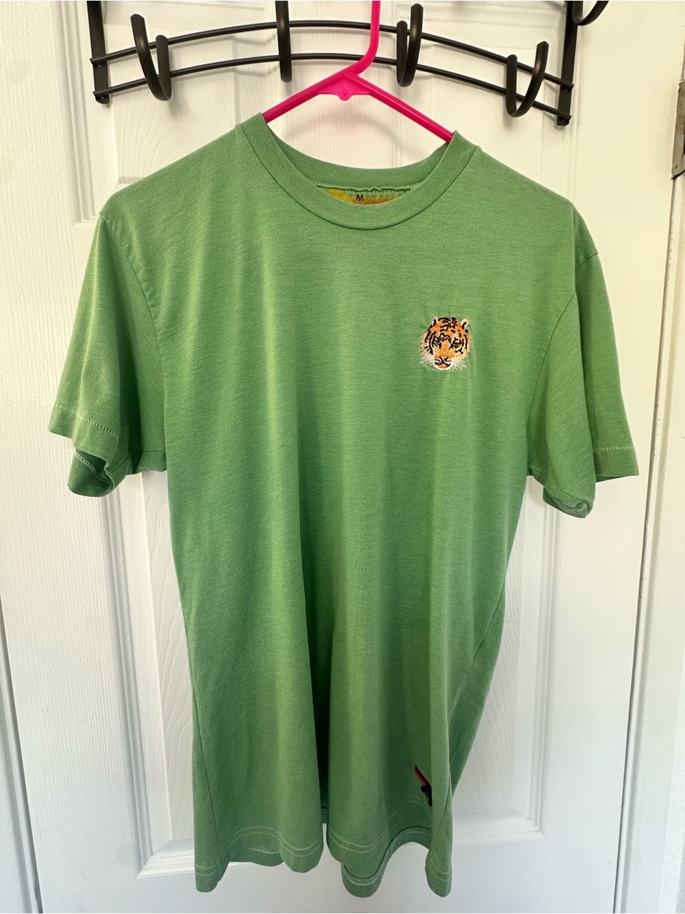 Aviator Nation Embroidered Tiger Tee- Unisex M- 19” PTP- Hard to Find- Green